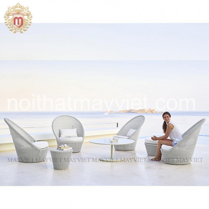 Bàn Ghế Mây Tre Cafe BGCF09
